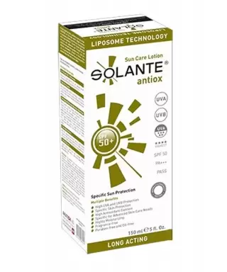 Solante Antiox Spf 50+ Sun Care Lotion 150 ml Antioksidan-Antiaging Güneş Losyonu