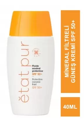 Etat Pur Protective Mineral Fluid Spf50 - Mineral Filtreli Güneş Kremi - 40ml