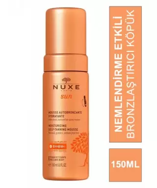 Nuxe Sun Moisturizing Self-Tanning Mousse - Nemlendirme Etkili Bronzlaştırıcı Köpük - 150 ml