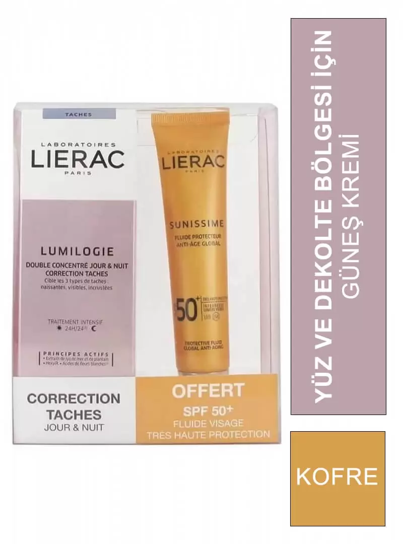 Lierac Sunissime Protective Fluide Anti-Age Global SPF50 Güneş Kremi 40ml