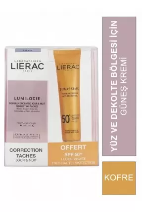 Lierac Sunissime Protective Fluide Anti-Age Global SPF50 Güneş Kremi 40ml