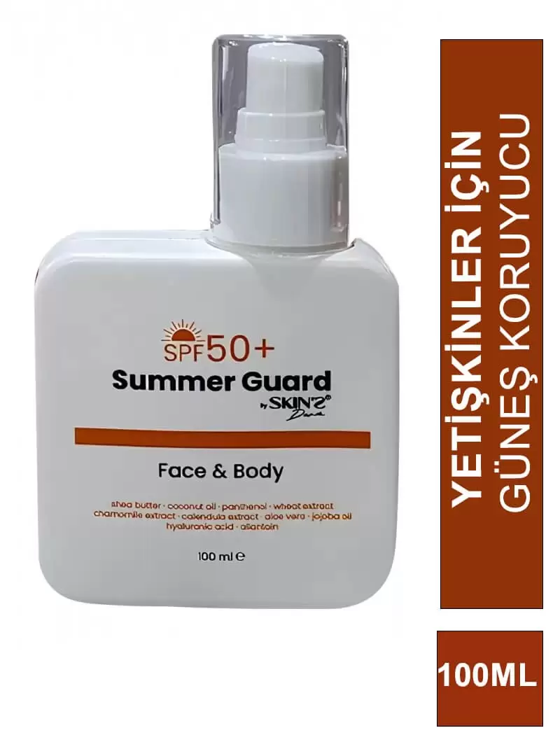 Skins Derm Summer Guard Spf50+ Face & Body Güneş Kremi 100 ml