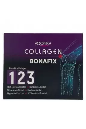 Voonka Collagen Bonafix Tip 123 - Karışık Meyve Aromalı - 30x50ml