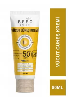 Beeo Up Apicare Vücut Güneş Kremi Spf 30+ 80 ml