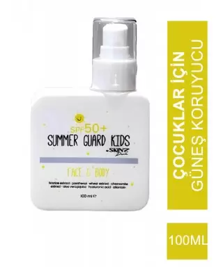 Skins Derm Summer Guard Kids Spf50+ Face & Body Güneş Kremi 100 ml
