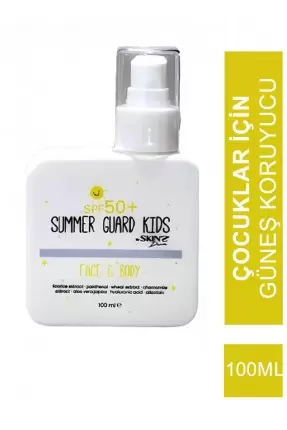 Skins Derm Summer Guard Kids Spf50+ Face & Body Güneş Kremi 100 ml