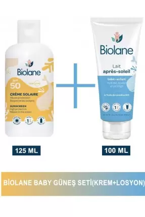 Biolane Baby Güneş Seti - Krem + Losyon -