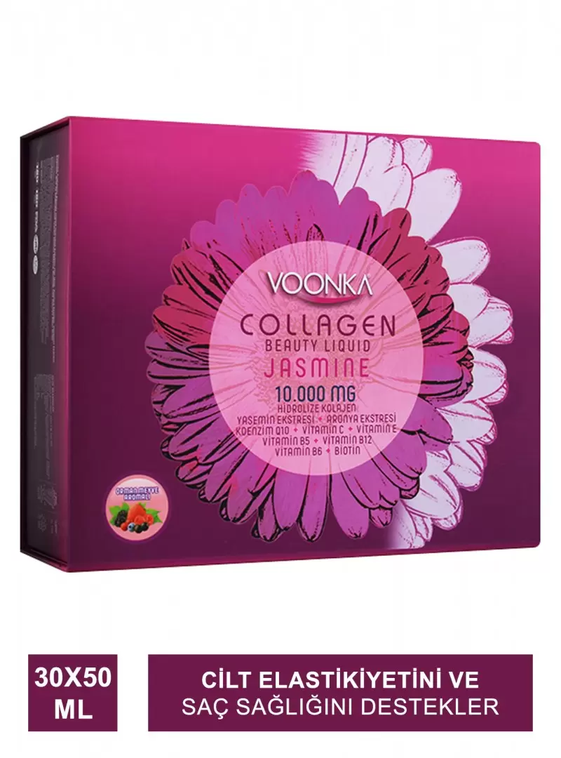 Voonka Collagen Jasmine 10000mg - Orman Meyveli - 30x50ml