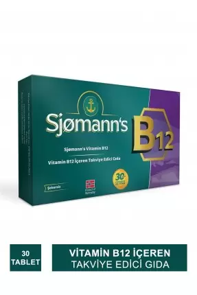 Sjomann's B12 30 Çiğnenebilir Jel Tablet