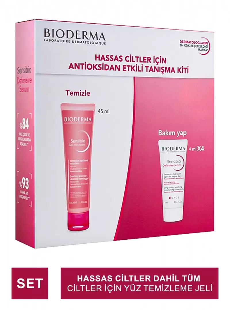 Outlet - Bioderma Sensibio Hassas Ciltler İçin Antioksidan Etkili Tanışma Kiti