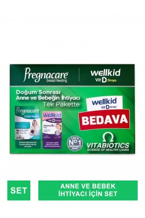 Outlet - Vitabiotics Pregnacare Breast-Feeding 56 Tablet + Wellkid Vitamin D3 20ml