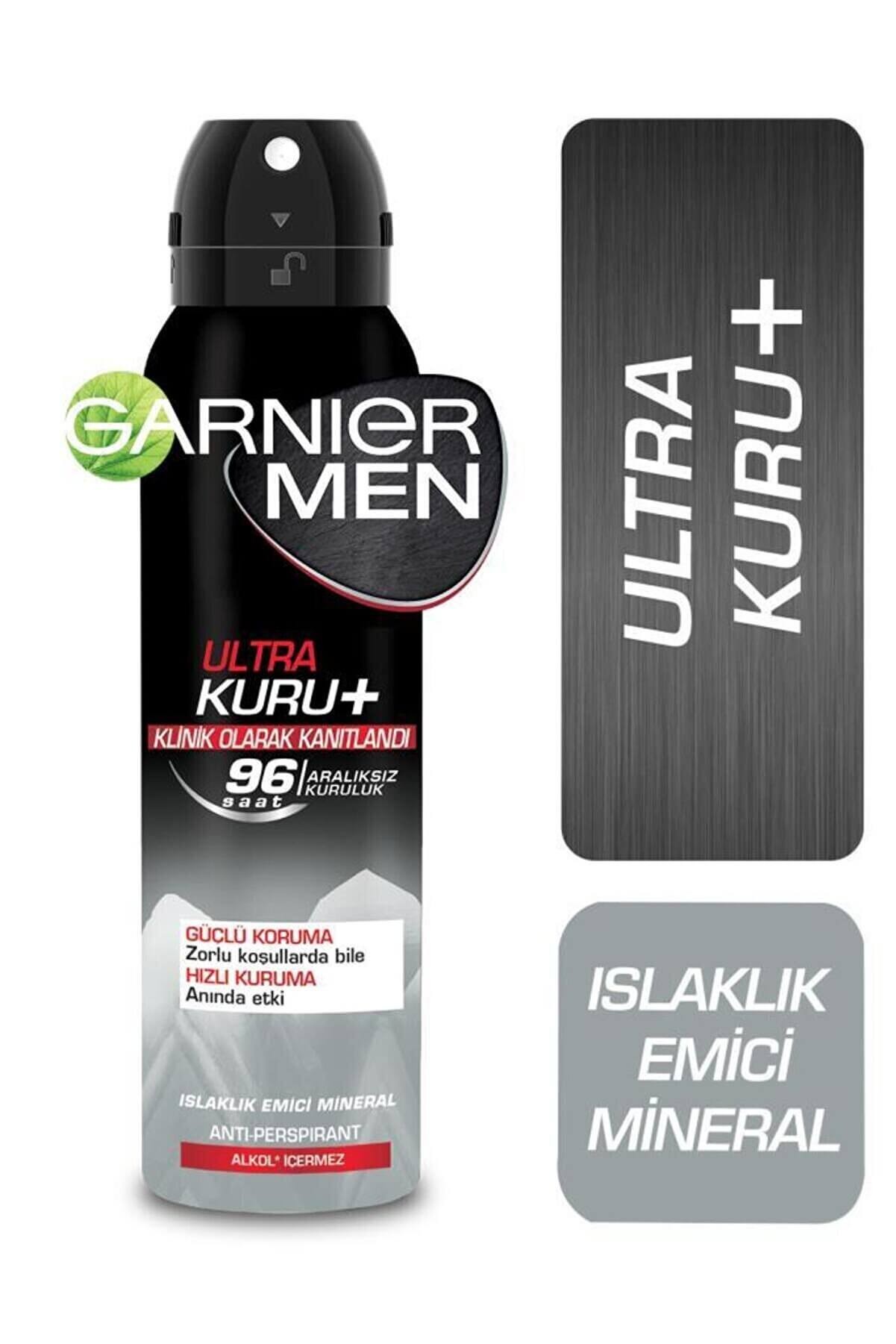 Outlet - Garnier Men Ultra Kuru Spray Deodorant 150 ml