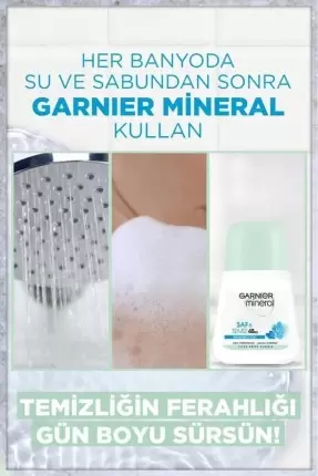 Garnier Mineral Saf ve Temiz Roll-On Deodorant 50 ml