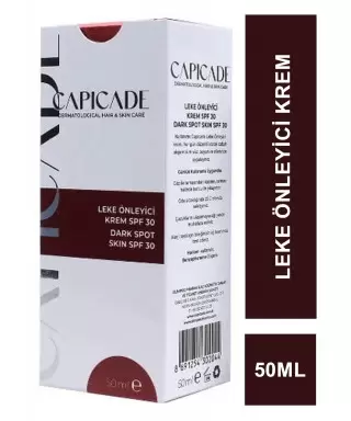 Capicade Leke Önleyici Krem Spf30 50 ml