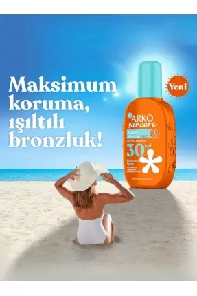 Arko Suncare Spf30 Yüksek Korumalı Vücut Güneş Spreyi 200 ml