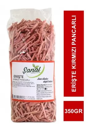 Şanal Erişte Kırmızı Pancarlı 350gr