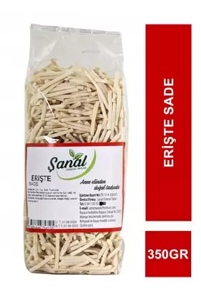 Şanal Erişte Sade 350gr