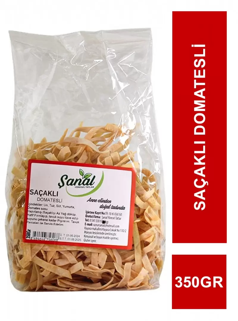 Şanal Saçaklı Domatesli 350gr