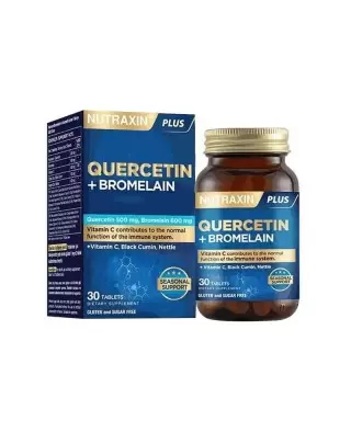 Nutraxin Bromelain ve Kuersetin 30 Tablet