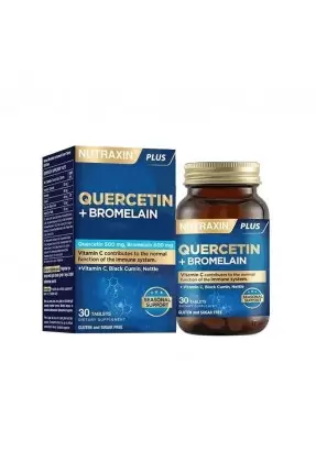 Nutraxin Bromelain ve Kuersetin 30 Tablet