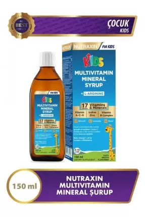 Nutraxin Kids Multivitamin Mineral Şurup 150 ml