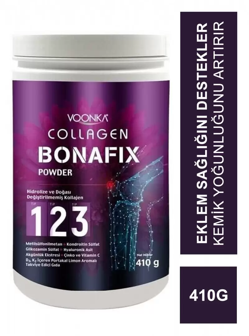 Voonka Collagen Bonafix Tip 1-2-3 Powder 410gr