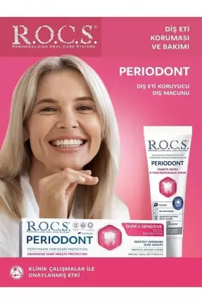 Rocs Periodont Diş Eti Koruması ve Bakımı Diş Macunu 75 ml