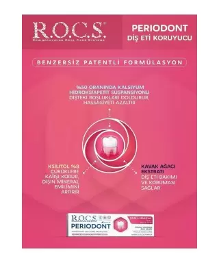 Rocs Periodont Diş Eti Koruması ve Bakımı Diş Macunu 75 ml