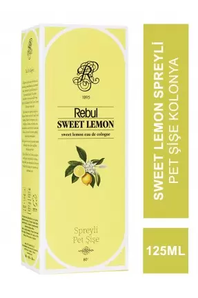 Rebul Sweet Lemon Spreyli Pet Şişe Kolonya 125 ml