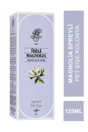 Rebul Magnolia Spreyli Pet Şişe Kolonya 125 ml