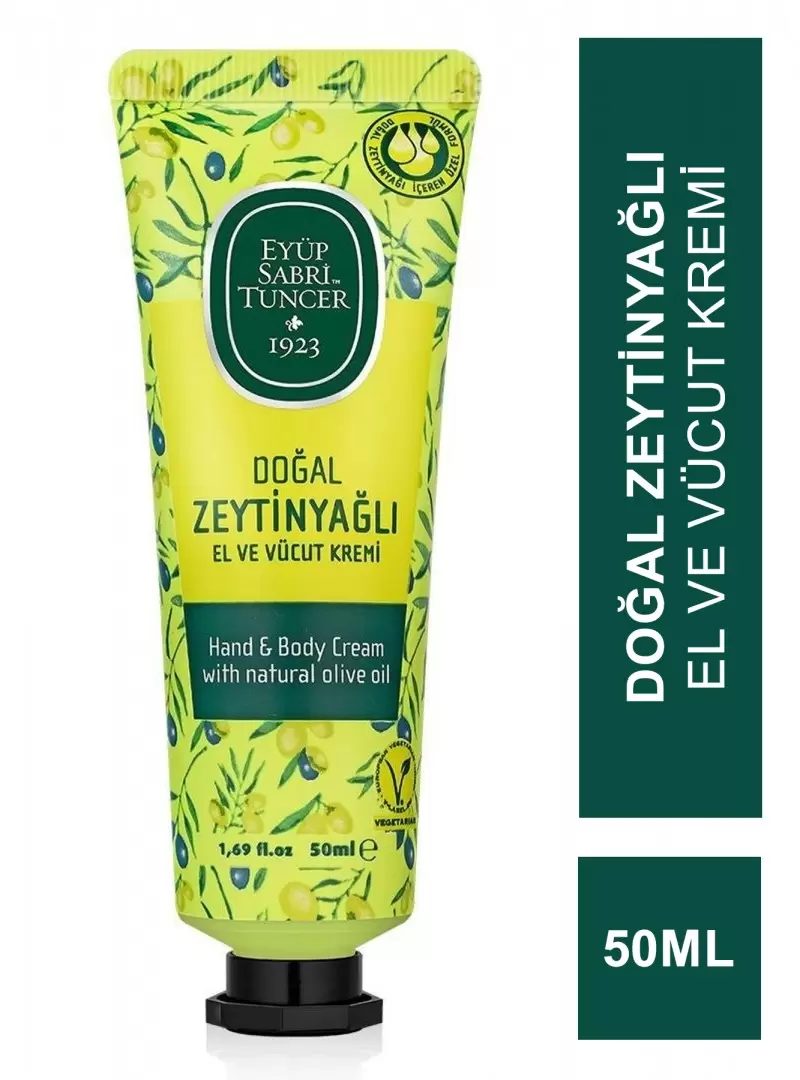 Eyüp Sabri Tuncer Doğal Zeytinyağlı El ve Vücut Kremi 50 ml