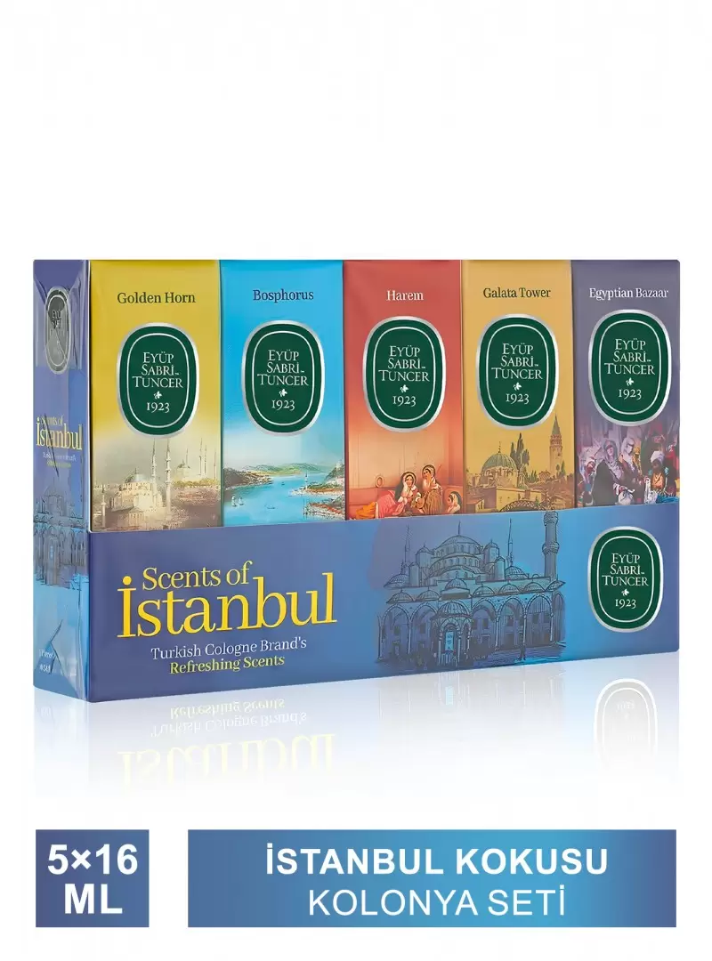 Eyüp Sabri Tuncer 5'li 16 ml Kolonya - Scents of İstanbul