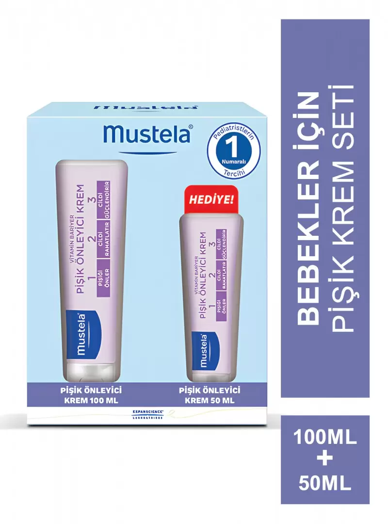 Mustela Vitamin Barrier Cream Pişik Kremi 100ml + 50ml