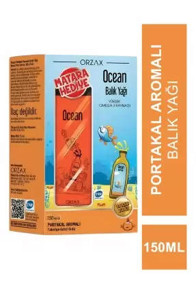 Ocean Balık Yağı Portakal Aromalı 150 ml - Matara Hediyeli