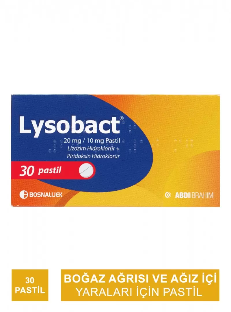 Lysobact 30 Pastil