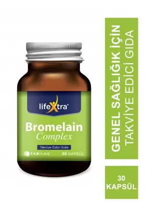 LifeXtra Bromelain Complex 30 Kapsül