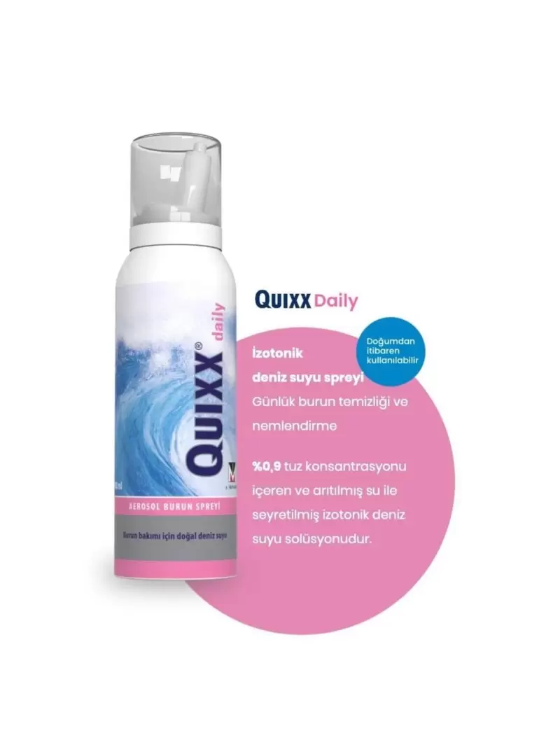 Quixx Daily Aerosol Burun Spreyi 100 ml