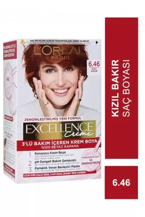 Loreal Paris Excellence Creme Saç Boyası – 6.46 Kızıl Bakır