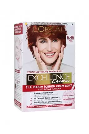 Loreal Paris Excellence Creme Saç Boyası – 6.46 Kızıl Bakır