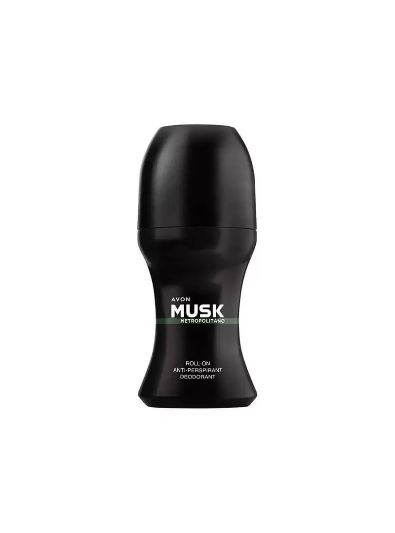 Avon Musk Metropolitano Roll-On Deodorant 50ml