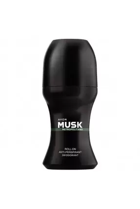 Avon Musk Metropolitano Roll-On Deodorant 50ml