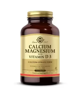 Solgar Calcium Magnesium with Vitamin D3 150 Tablet