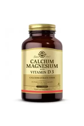 Solgar Calcium Magnesium with Vitamin D3 150 Tablet