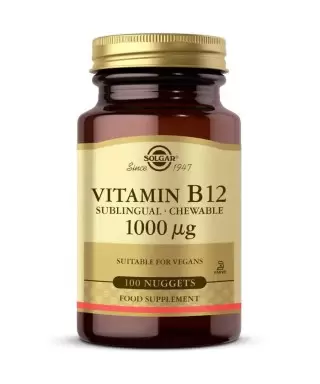 Solgar Vitamin B12 1000 mcg 100 Dilaltı Tablet