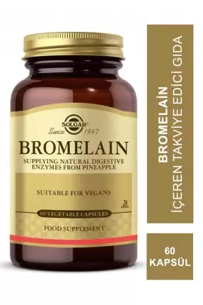 Solgar Bromelain 60 Kapsül