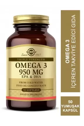 Solgar Omega 3 950 mg 50 Yumuşak Kapsül