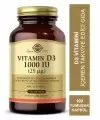 Solgar Vitamin D3 1000 IU 100 Yumuşak Kapsül