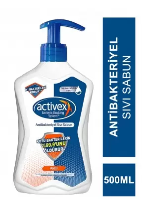 Activex Aktif Antibakteriyel Sıvı Sabun 500 ml