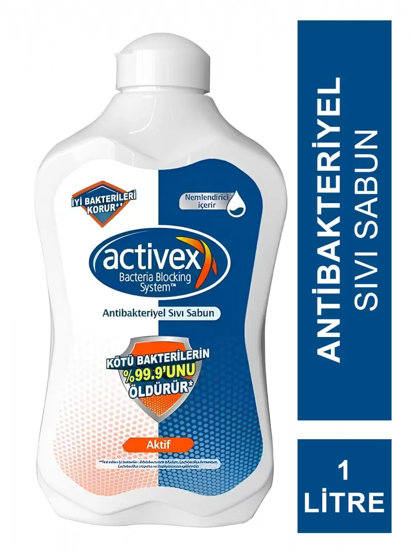 Activex Aktif Antibakteriyel Sıvı Sabun 1000 ml