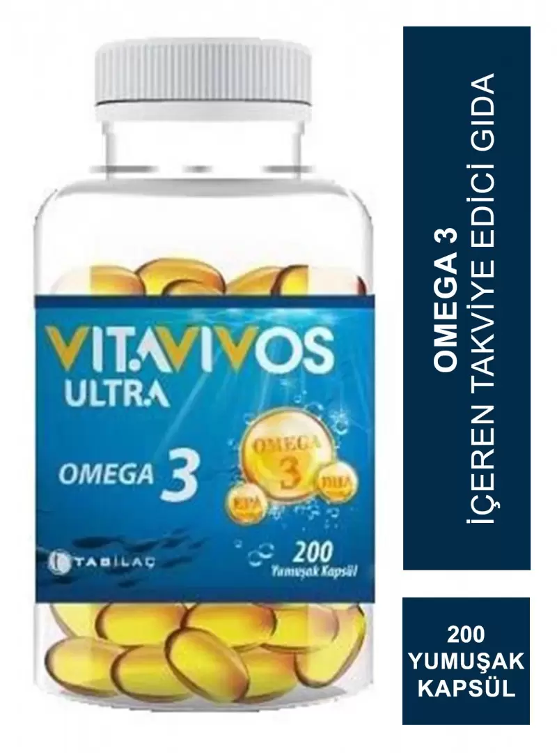 Vitavivos Ultra Omega 3 200 Kapsül